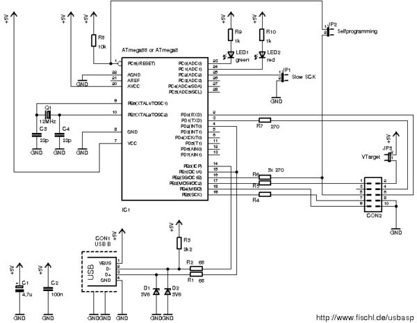 How to update AVR USBasp firmware to latest version - Łukasz Podkalicki